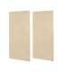 48-in W x 96-in H Solid Surface Shower Wall Panel in Bermuda Sand