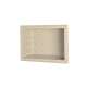 4.125-in D x 7.5-in W x 10.75-in H Solid Surface Soap Dish in Bermuda Sand