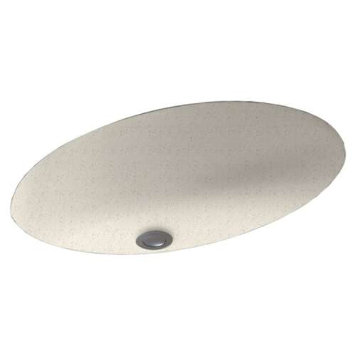 22.5-in W x 16-in D x 5.625-in H Solid Surface Undermount Bathroom Sink in Tahiti Matrix