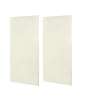 48-in W x 96-in H Solid Surface Shower Wall Panel in Bisque