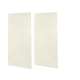 48-in W x 96-in H Solid Surface Shower Wall Panel in Bisque