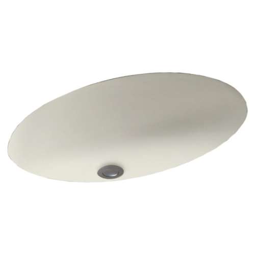 22.5-in W x 16-in D x 5.625-in H Solid Surface Undermount Bathroom Sink in Bisque