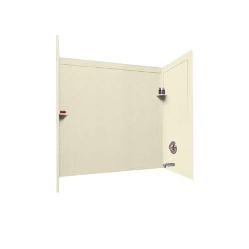 32-in D x 60-in W x 60-in H Solid Surface Bathtub Wall Kit