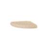 4.75-in D x 4.75-in W x 1-in H Solid Surface Soap Dish in Bermuda Sand