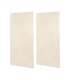 48-in W x 96-in H Solid Surface Shower Wall Panel in Tahiti Sand