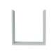 10-in D x 36-in W x 36-in H Solid Surface Window Trim Kit in Tahiti Gray