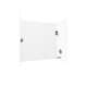 32-in D x 60-in W x 60-in H Solid Surface Bathtub Wall Kit in White