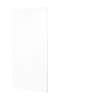 SS-3672-1-010 36-in W x 72-in H Solid Surface Shower Wall Panel in White