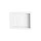4.125-in D x 7.5-in W x 10.75-in H Solid Surface Soap Dish in White