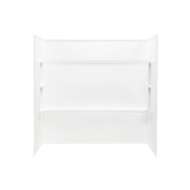 28.25-in D x 60-in W x 59.5-in H Veritek Bath Walls in White