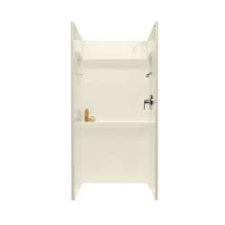 32-in D x 32-in W x 72-in H Veritek Shower Wall Surround