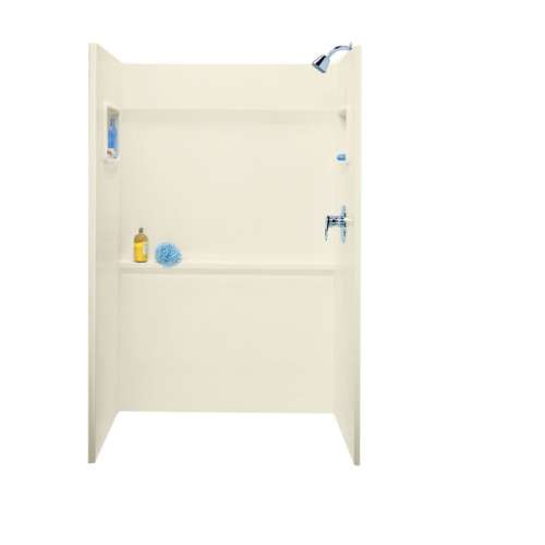34-in D x 48-in W x 72-in H Veritek Shower Wall Surround