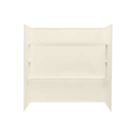 28.25-in D x 60-in W x 59.5-in H Veritek Bath Walls