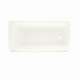 Veritek 16-in x 30-in x 60-in Rectangular Skirted Bathtub with Right-Hand Drain in White