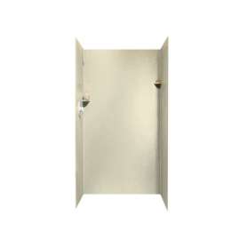36-in D x 36-in W x 72-in H Solid Surface Shower Wall Surround