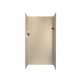 36-in D x 36-in W x 72-in H Solid Surface Shower Wall Surround in Bermuda Sand