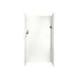 36-in D x 36-in W x 72-in H Solid Surface Shower Wall Surround in Tahiti White