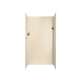 36-in D x 36-in W x 72-in H Solid Surface Shower Wall Surround in Tahiti Sand