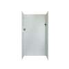 36-in D x 36-in W x 72-in H Solid Surface Shower Wall Surround in Tahiti Gray