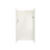 36-in D x 36-in W x 72-in H Solid Surface Shower Wall Surround in Tahiti Ivory