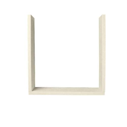 10-in D x 36-in W x 36-in H Solid Surface Window Trim Kit in Pebble