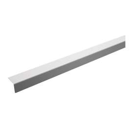 2.5-in D x 60-in W x 2.25-in H Aluminum Shower Threshold in White/Aluminum