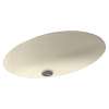 22.5-in W x 16-in D x 5.625-in H Solid Surface Undermount Bathroom Sink in Pebble
