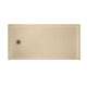 30.1875-in D x 60.375-in W x 4.1875-in H Solid Surface Shower Base with Left-Hand Drain in Bermuda Sand