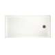 30.1875-in D x 60.375-in W x 4.1875-in H Solid Surface Shower Base with Right-Hand Drain in Tahiti White