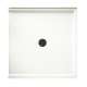 38.375-in D x 37.188-in W x 3.75-in H Solid Surface Shower Base in Tahiti White