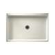 48.375-in W x 32.188-in D x 5.5-in H Solid Surface Shower Base in Bisque