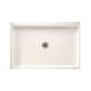 48.375-in W x 32.188-in D x 5.5-in H Solid Surface Shower Base in Tahiti Ivory