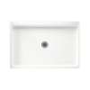 48.375-in W x 32.188-in D x 5.5-in H Solid Surface Shower Base in Tahiti White