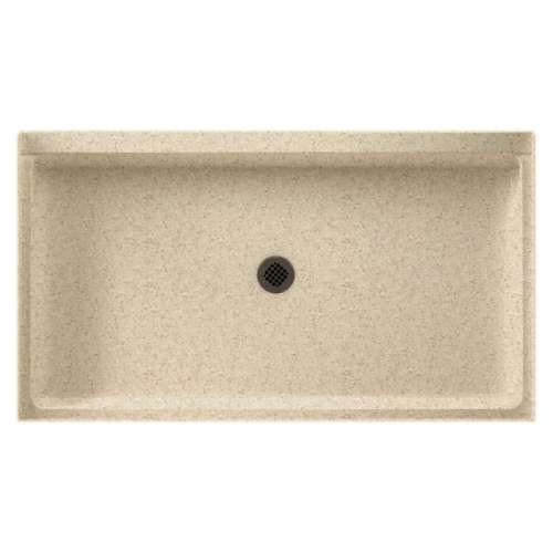 60.375-in W x 32.188-in D x 5.5-in H Solid Surface Shower Base in Bermuda Sand