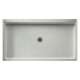 60.375-in W x 32.188-in D x 5.5-in H Solid Surface Shower Base in Tahiti Gray