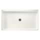 60.375-in W x 32.188-in D x 5.5-in H Solid Surface Shower Base in Tahiti Ivory