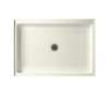 42.375-in W x 34.188-in D x 5.5-in H Solid Surface Shower Base in Bisque