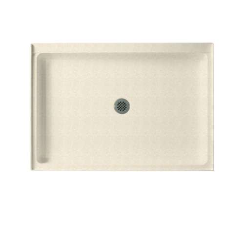 42.375-in W x 34.188-in D x 5.5-in H Solid Surface Shower Base in Pebble