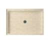 42.375-in W x 34.188-in D x 5.5-in H Solid Surface Shower Base in Tahiti Desert