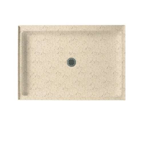 42.375-in W x 34.188-in D x 5.5-in H Solid Surface Shower Base in Tahiti Desert