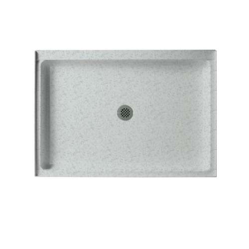 42.375-in W x 34.188-in D x 5.5-in H Solid Surface Shower Base in Tahiti Gray