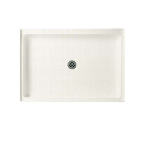 42.375-in W x 34.188-in D x 5.5-in H Solid Surface Shower Base in Tahiti Ivory