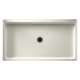 60.375-in D x 34.188-in W x 5.5-in H Solid Surface Shower Base in Bisque