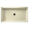 60.375-in D x 34.188-in W x 5.5-in H Solid Surface Shower Base in Bone