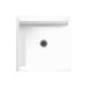 32-in D x 32-in W x 5.5-in H Veritek Shower Base in White