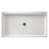 32-in D x 60-in W x 5.5-in H Veritek Shower Base in White