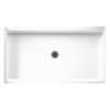 34-in D x 60-in W x 5.5-in H Veritek Shower Base in White