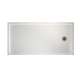 30.1875-in D x 60.375-in W x 4.1875-in H Veritek Shower Base with Right-Hand Drain in White