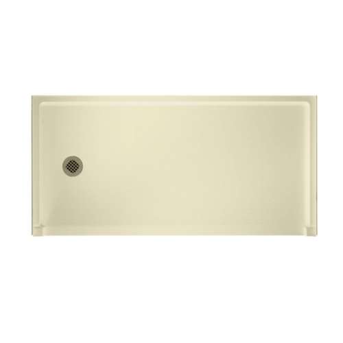30.1875-in D x 60.375-in W x 4.1875-in H Veritek Shower Base with Left-Hand Drain