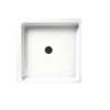 36.063-in D x 36.063-in W x 5.5-in H Veritek Shower Base in White